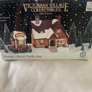 Victorian Village Collectibles - 2001 Edition - Duncan's Bait & Tackle Shop HTF
